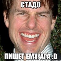 стадо пишет ему, ага :D