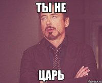 ТЫ НЕ ЦАРЬ