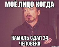 моё лицо когда камиль сдал 24 человека