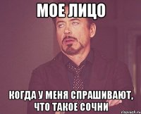 мое лицо когда у меня спрашивают, что такое сочни