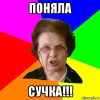 Поняла сучка!!!