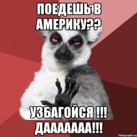 Поедешь в Америку?? Узбагойся !!! Дааааааа!!!