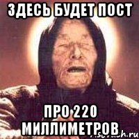 здесь будет пост про 220 миллиметров