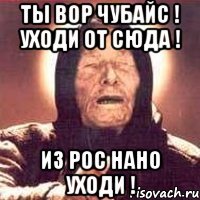 Ты вор Чубайс ! Уходи от сюда ! Из рос нано уходи !