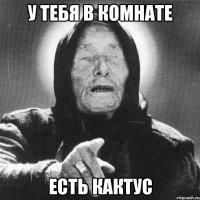 У тебя в комнате ЕСТЬ КАКТУС