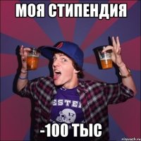 Моя стипендия -100 Тыс