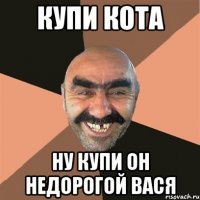 Купи кота Ну купи он недорогой вася