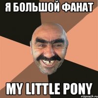 Я большой фанат My little pony