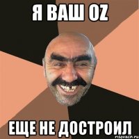 Я Ваш OZ Еще не достроил