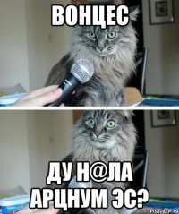 вонцес ду h@ла арцнум эс?