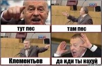 тут пес там пес Клементьев да иди ты нахуй