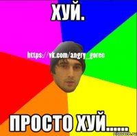 Хуй. Просто Хуй......