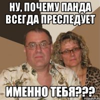 Ну, почему панда всегда преследует именно тебя???