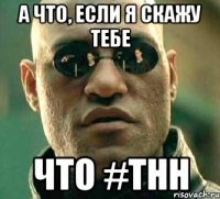 а что, если я скажу тебе что #ТНН