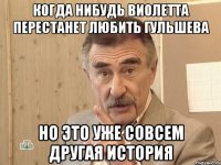 Когда нибудь Виолетта перестанет любить Гульшева но это уже совсем другая история