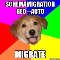 schemamigration geo --auto migrate