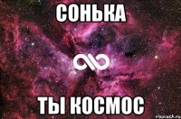 Сонька Ты космос