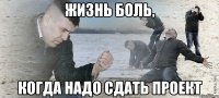 жизнь боль, когда надо сдать проект