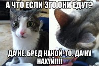 А что если это они едут? Да не, бред какой-то. Да ну нахуй!!!!