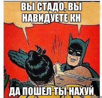 Вы стадо, вы навидуете КН Да пошел ты нахуй