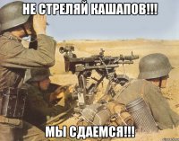 НЕ стреляй Кашапов!!! Мы сдаемся!!!