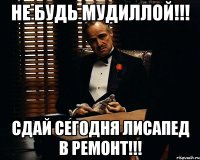 Не будь мудиллой!!! Сдай сегодня лисапед в РЕМОНТ!!!