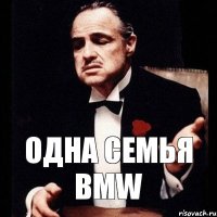 Одна семья BMW