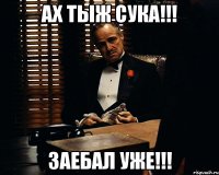 Ах тыж сука!!! Заебал уже!!!