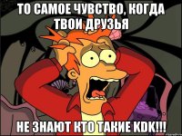 ТО САМОЕ ЧУВСТВО, КОГДА ТВОИ ДРУЗЬЯ НЕ ЗНАЮТ КТО ТАКИЕ KDK!!!