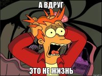 а вдруг это не жизнь