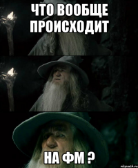 Что вообще происходит на ФМ ?