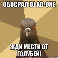 ОБОСРАЛ DJ AD-ONE ЖДИ МЕСТИ ОТ ГОЛУБЕЙ!