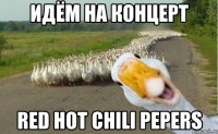 ИДЁМ НА КОНЦЕРТ RED HOT CHILI PEPERS