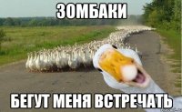 Зомбаки бегут меня встречать