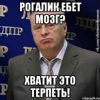 Рогалик ебет мозг? Хватит это терпеть!