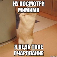 НУ ПОСМОТРИ МИМИМИ Я ВЕДЬ ТВОЕ ОЧАРОВАНИЕ