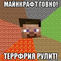 Майнкрафт ГОВНО! Террфрия рулит!