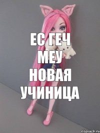 ес геч меу новая учиница