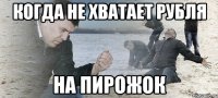 КОГДА НЕ ХВАТАЕТ РУБЛЯ НА ПИРОЖОК