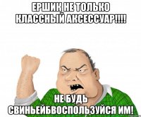 Ершик не только классный аксессуар!!!! Не будь свиньейбвоспользуйся им!