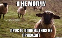 Я не молчу Просто оповещения не приходят