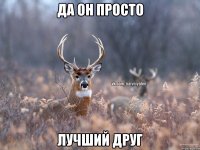 да он просто лучший друг