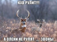 КХВ рулит!!! а олени не рулят, ..... звоны