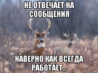 Не отвечает на сообщения наверно как всегда работает...