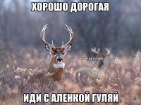 хорошо дорогая иди с Аленкой гуляй