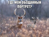 Где мой обещанный портрет? 