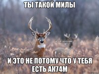 Ты такой милы И это не потому что у тебя есть ак74м