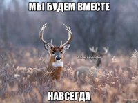 МЫ БУДЕМ ВМЕСТЕ НАВСЕГДА