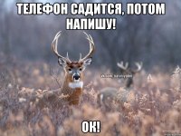 Телефон садится, потом напишу! Ок!