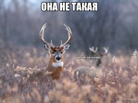 она не такая 